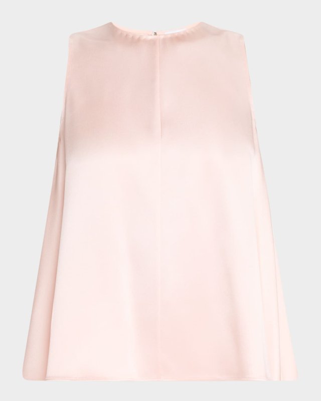 Elias Flowy Double Face Silk Charmeuse Top